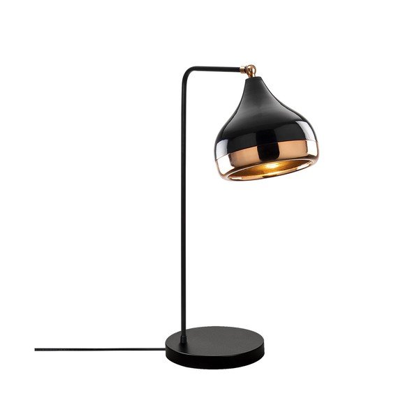 Galda lampa melnā un vara krāsā Opviq lights Yildo-image-2