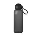 Melna pārstrādātas plastmasas pudele ceļojumiem 650 ml Tom – Sagaform