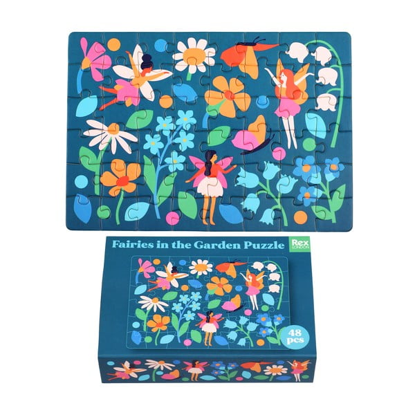 Puzle (gabalu skaits 48) Fairies in the Garden – Rex London-image-2