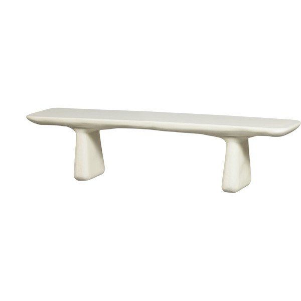 Ziloņkaula krāsas plastmasas dārza sols Loggia – WOOOD-image-2