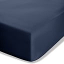 Tumši zils palags no perkala ar gumiju 150x200 cm Easy Iron Percale – Catherine Lansfield
