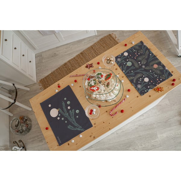 Tekstila galda paliktnis (2 gab.) ar Ziemassvētku motīvu 35x45 cm Christmas Deco – Butter Kings-image-1