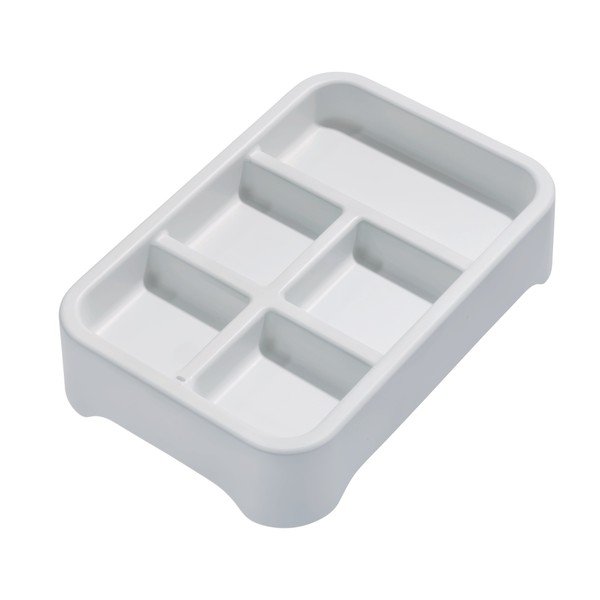 Pelēks rotaslietu organizators iDesign Eco Bin 5, 28,12 x 19,23 cm-image-2