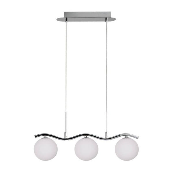 Piekaramā lampa sudraba krāsā ar stikla abažūru 12x53 cm Ramon – Candellux Lighting