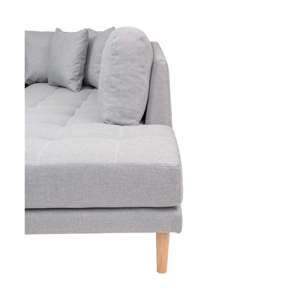 Pelēks stūra dīvāns (labais stūris) Lido – House Nordic-image-3