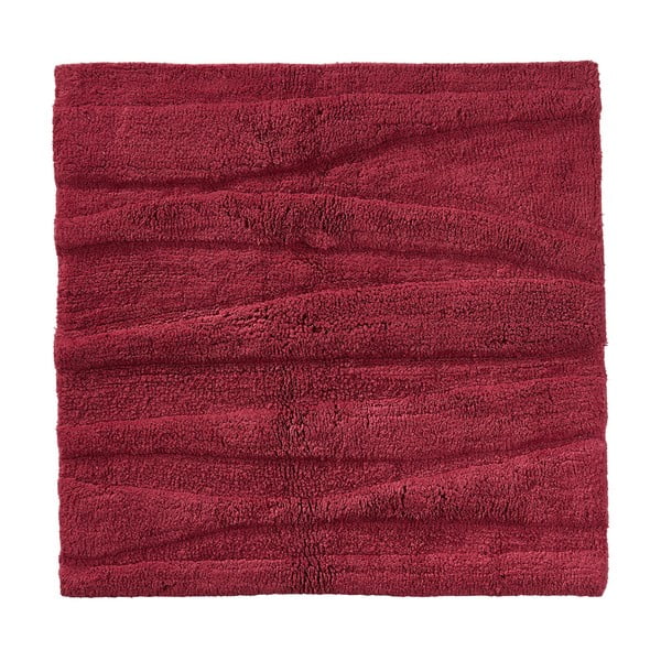 Zone Flow Vannas istabas paklājs bordo sarkanā krāsā, 65 x 65 cm