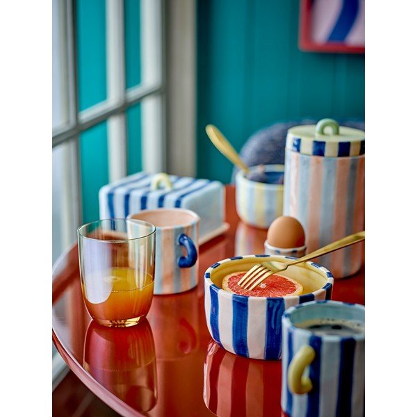 Zilas/rozā keramikas krūzes (2 gab.) 250 ml Phoenix – Bloomingville-image-4