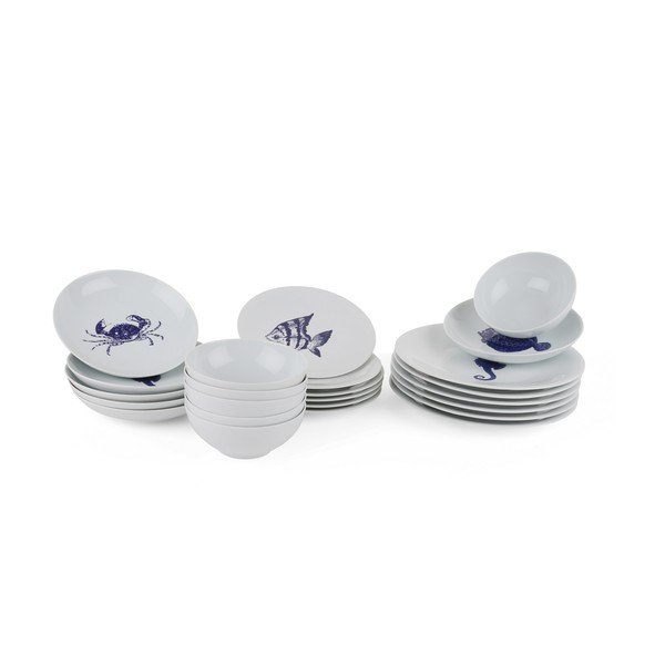 Porcelāna trauku komplekts 24 gabali Kutahya Faklia-image-2