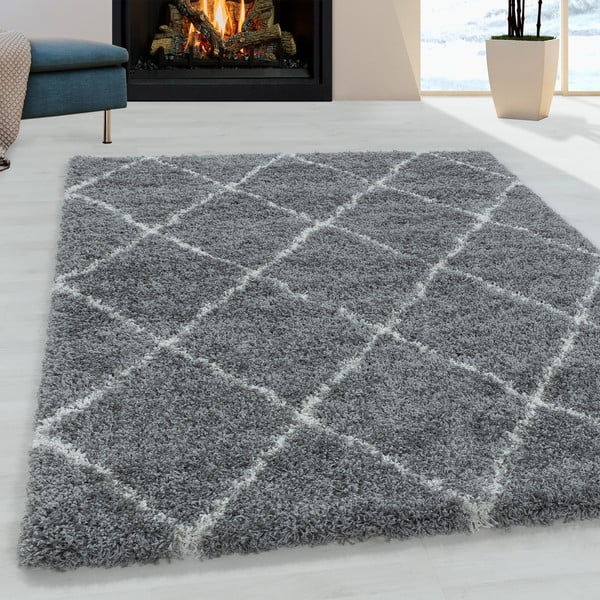 Pelēks paklājs 60x110 cm Alvor – Ayyildiz Carpets-image-1