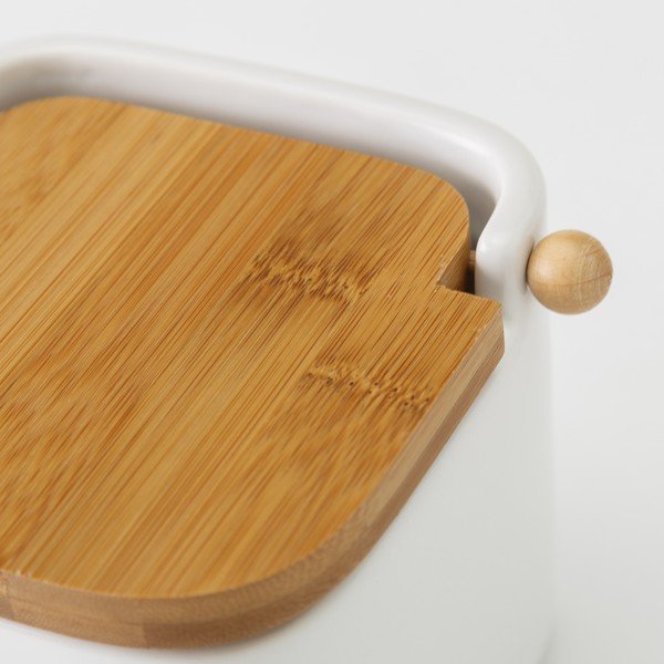 Balta keramikas sāls trauks Unimasa, 750 ml-image-1