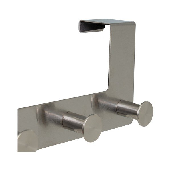 Matētas sudraba krāsas metāla durvju pakaramais 35 cm – Casa Selección-image-2