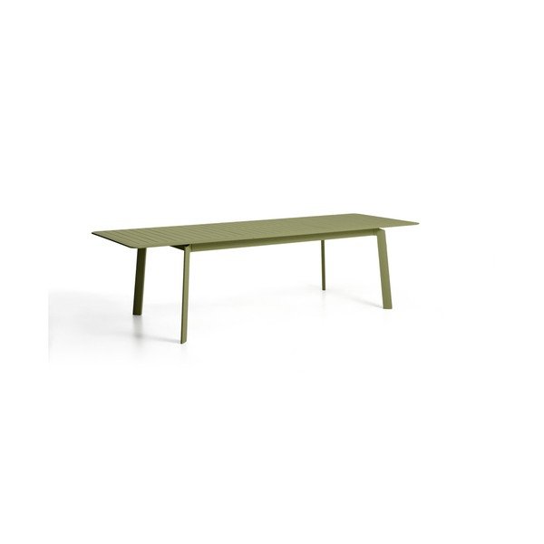Metāla dārza ēdamgalds 100x205 cm Brela – Kave Home