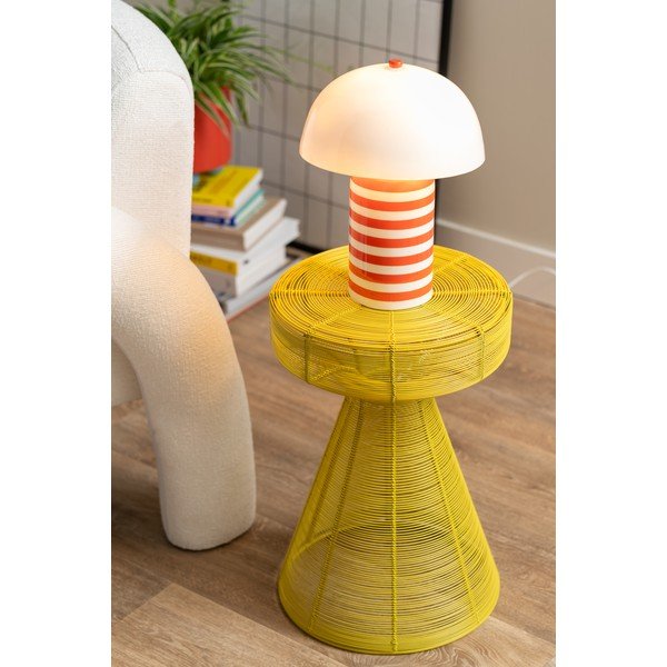 Metāla apaļš sānu galdiņš ø 30,5 cm Cuerda Corcho – Leitmotiv-image-1