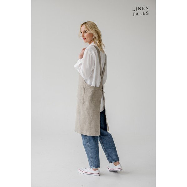 Lina priekšauts Crossback – Linen Tales-image-1