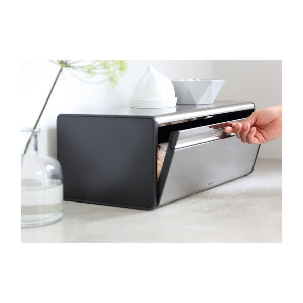 Brabantia Fall Front matēta tērauda maizes tvertne-image-4