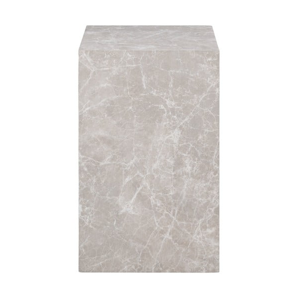 Sānu galdiņš ar marmora imitāciju 30x30 cm Prague – House Nordic-image-2