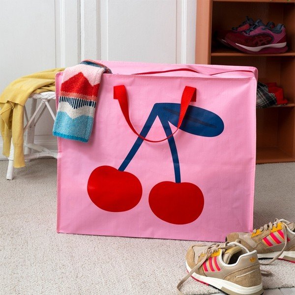 Drēbju uzglabāšanas kaste no pārstrādātas plastmasas 28x58x48 cm Cherry – Rex London-image-1