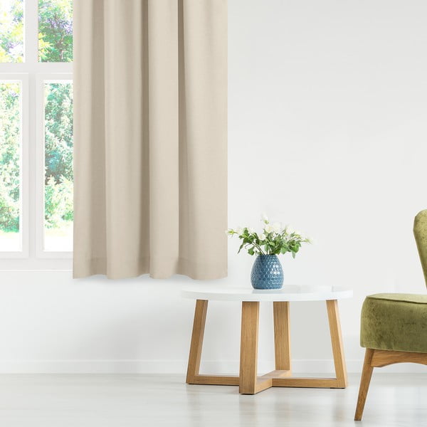 Krēmkrāsas aizkars 220x175 cm Carmena – Homede-image-1