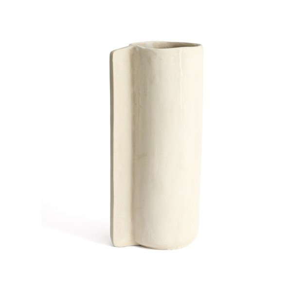 Krēmkrāsas augsta vāze no papjēmašē (augstums 67 cm) Mireni – Kave Home