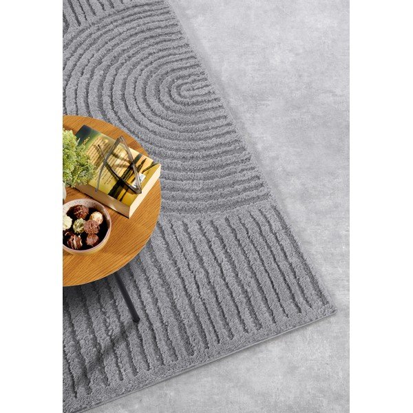 Pelēks paklājs 200x280 cm Chappe Light Grey – Elle Decoration-image-2