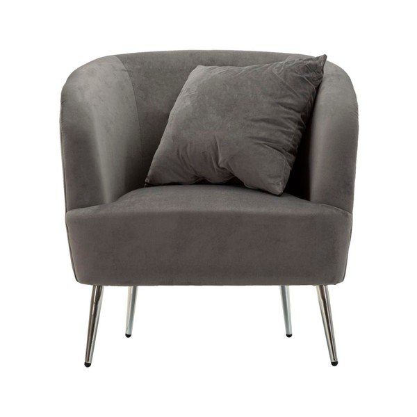 Pelēks samta atpūtas krēsls Silvery – Mauro Ferretti-image-2