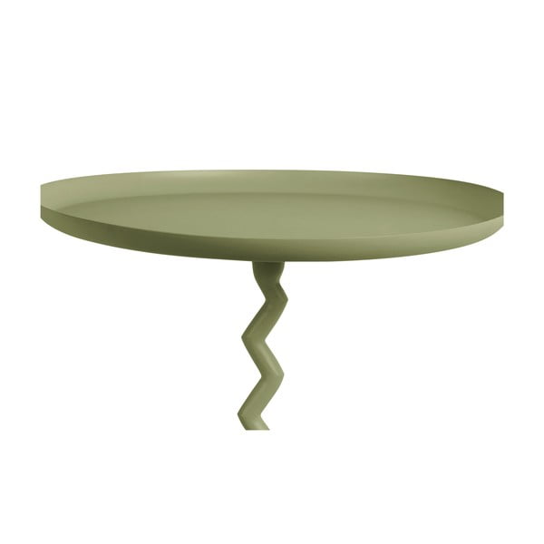 Metāla apaļš sānu galdiņš ø 40 cm Zig Zag – Leitmotiv-image-2