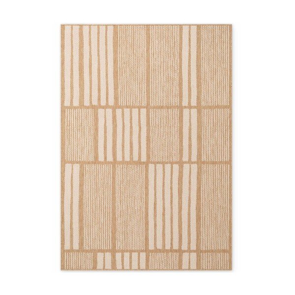 Krēmkrāsas/dabīga toņa iekštelpu un āra paklājs 120x170 cm Haringey Allington – Ted Baker