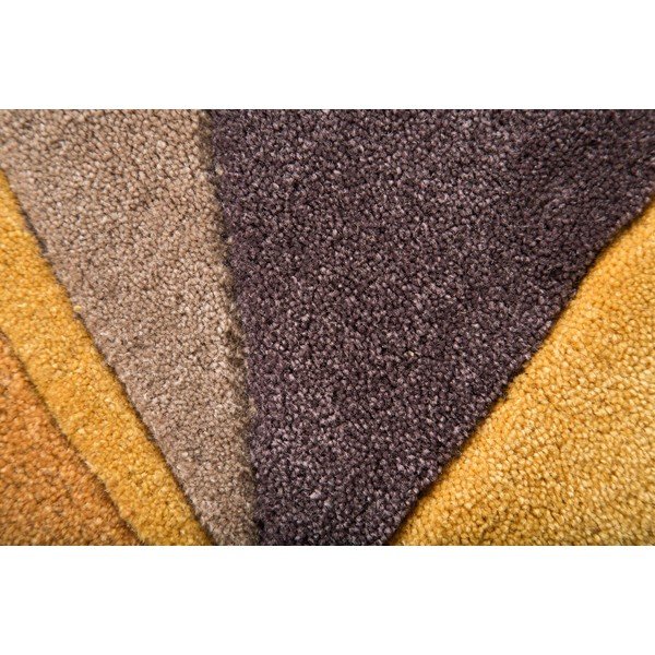 Dzeltens paklājs Flair Rugs Splinter, ⌀ 135 cm-image-1