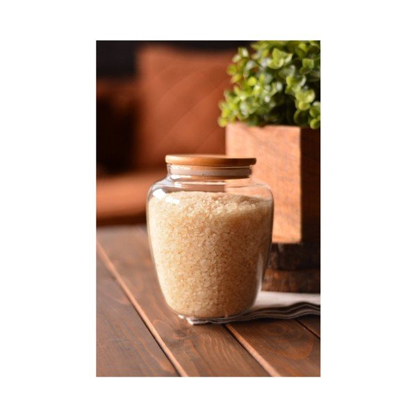 Stikla burka ar bambusa vāku Bambum Rella Small-image-3