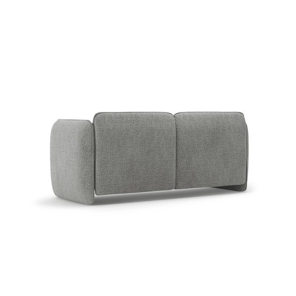 Gaiši pelēks dīvāns no šenila auduma 168 cm Georgia – Micadoni -image-3