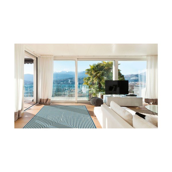 Zils āra paklājs Floorita Braid, 133 x 190 cm-image-4