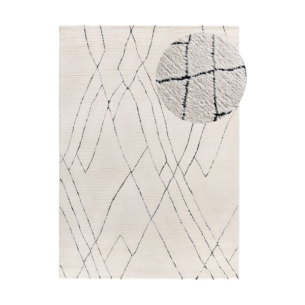 Ziloņkaula krāsas paklājs 120x170 cm Turin – Universal