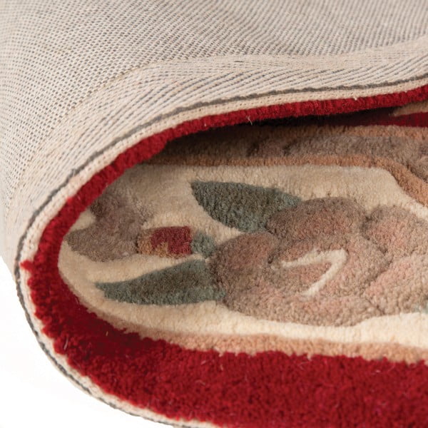 Sarkans vilnas paklājs Flair Rugs Aubusson, 75 x 150 cm-image-4