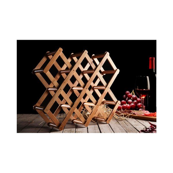 Bambusa vīna pudeļu statīvs Bambum Olivia-image-1