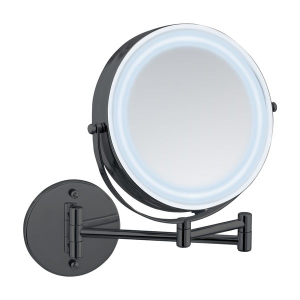 Kosmētikas spogulis ar gaismu (ar 5x palielinājumu) ø 25,5 cm Lumi – Wenko
