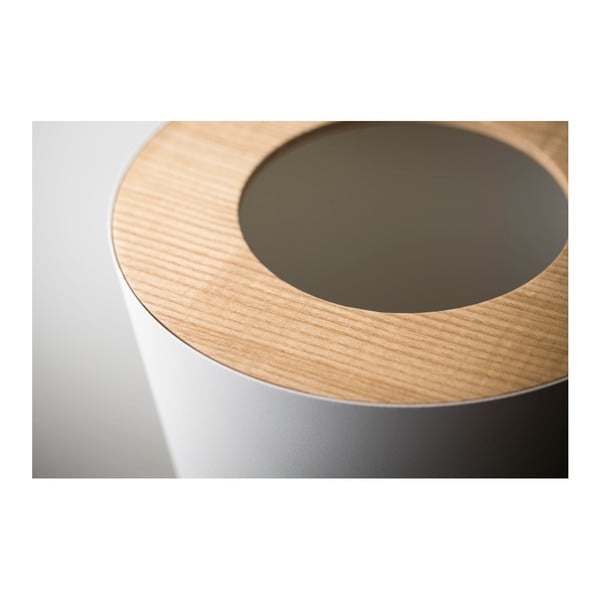 Balts atkritumu grozs YAMAZAKI Rin Round-image-3