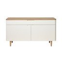 Balta zema kumode no ozolkoka Unique Furniture Amalfi