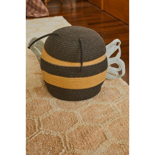 Tekstila bērnu rotaļlietu grozs ø 30x32 cm Mama Bee – Lorena Canals-image-2