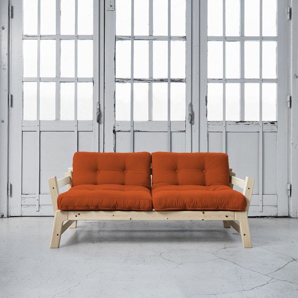 Dīvāns gulta Karup Step Natural/Orange-image-1