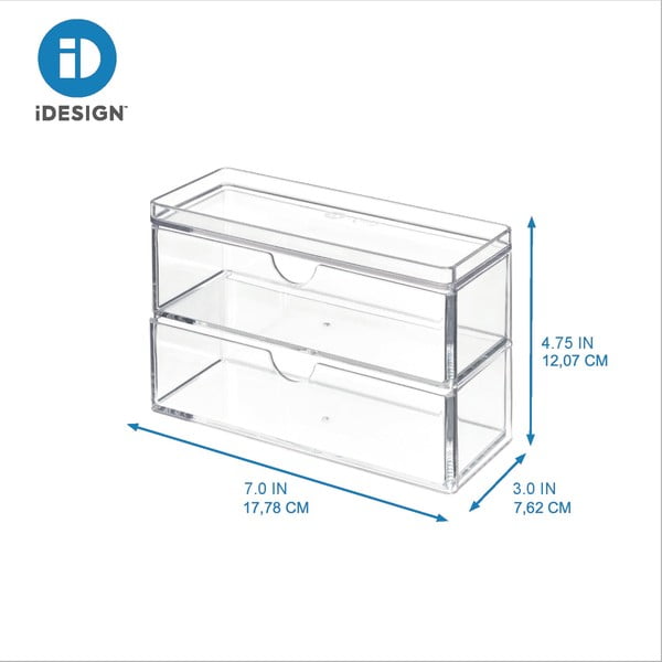 Vannas istabas organizators vates plāksnītēm Crystalline – iDesign/The Home Edit-image-4