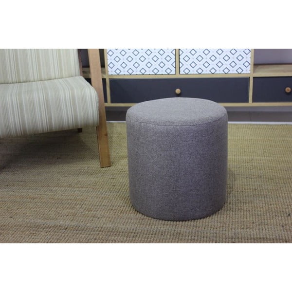 Pelēks pufs Silindir – Balcab Home-image-4