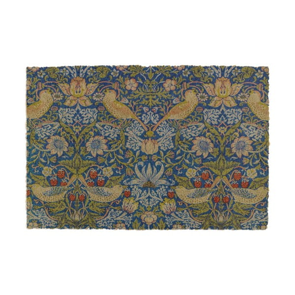 Kokosšķiedras kājslauķis 60x90 cm William Morris Strawberry Thief – Artsy Doormats