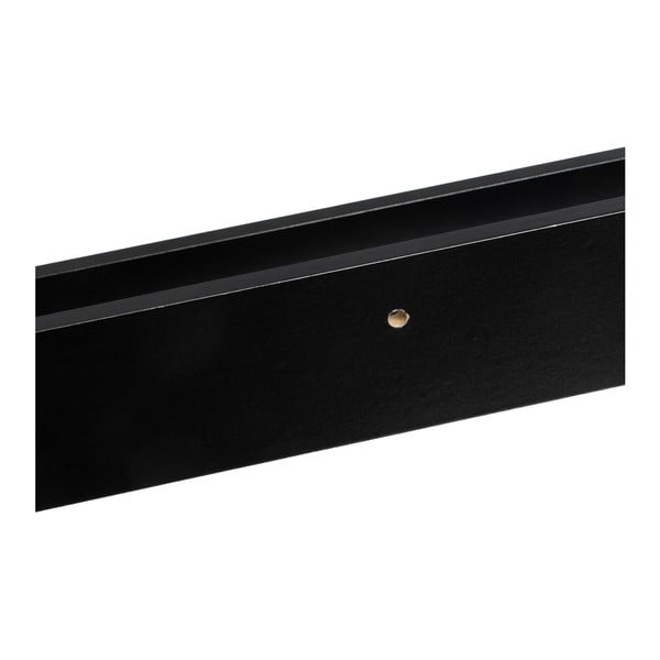 Melns sienas plaukts bildēm 80 cm – Casa Selección-image-3