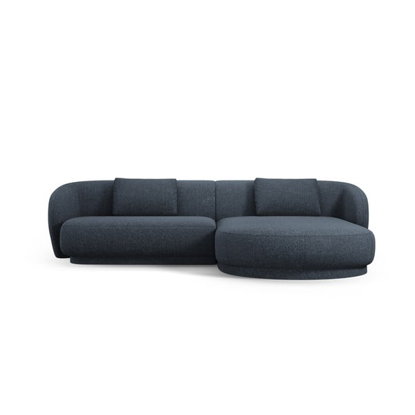 Tumši zils stūra dīvāns Camden – Cosmopolitan Design
