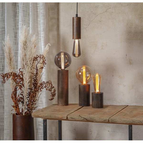 Tumši brūna piekaramā lampa Tub – Star Trading-image-3