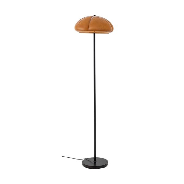 Okera dzeltena stāvlampa ar stikla abažūru (augstums 157 cm) Kinoko – Bloomingville