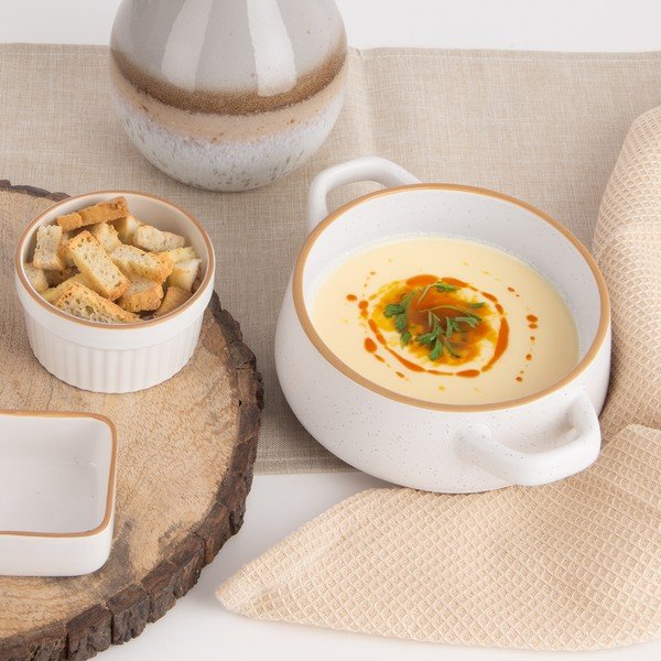 Krēmkrāsas keramikas bļodiņas (4 gab.) 850 ml Statek – Orion-image-1