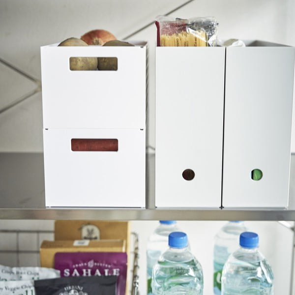 Uzglabāšanas plastmasas uzglabāšanas grozs Tower – YAMAZAKI-image-2