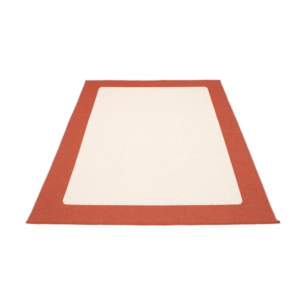 Ķieģeļu sarkans/krēmkrāsas iekštelpu un āra paklājs 180x260 cm Ilda Brick – Pappelina