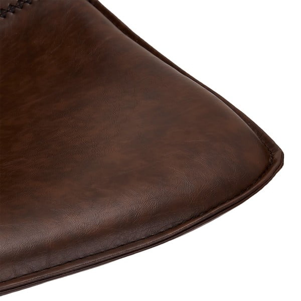 2 tumši brūnu bāra krēslu komplekts Furnhouse Isabel-image-1